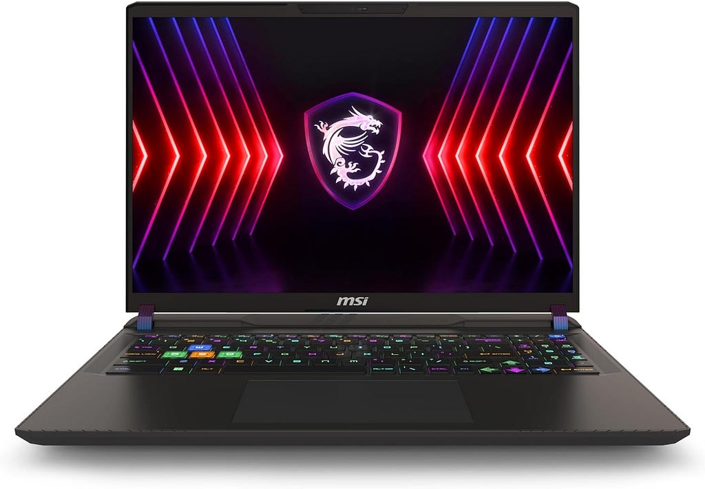 MSI Vector 16 HX 16” 240Hz QHD+ Gaming Laptop: Intel Core i9-14900HX, NVIDIA Geforce RTX 4060, 16GB DDR5, 1TB NVMe SSD, Thunderbolt 4, Cooler Boost 5, Win 11 Pro: Black A14VFG-246US