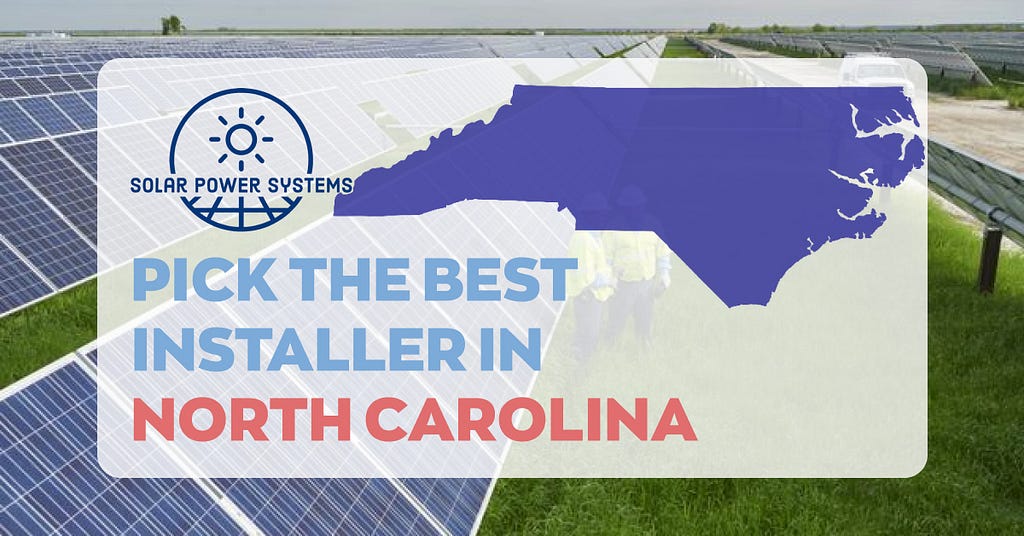 NC solar panel and map