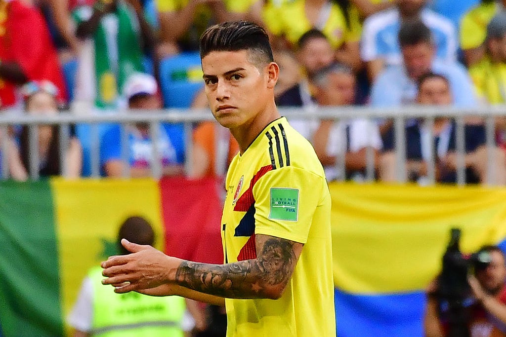  James Rodriguez is plotting a return to Real Madrid