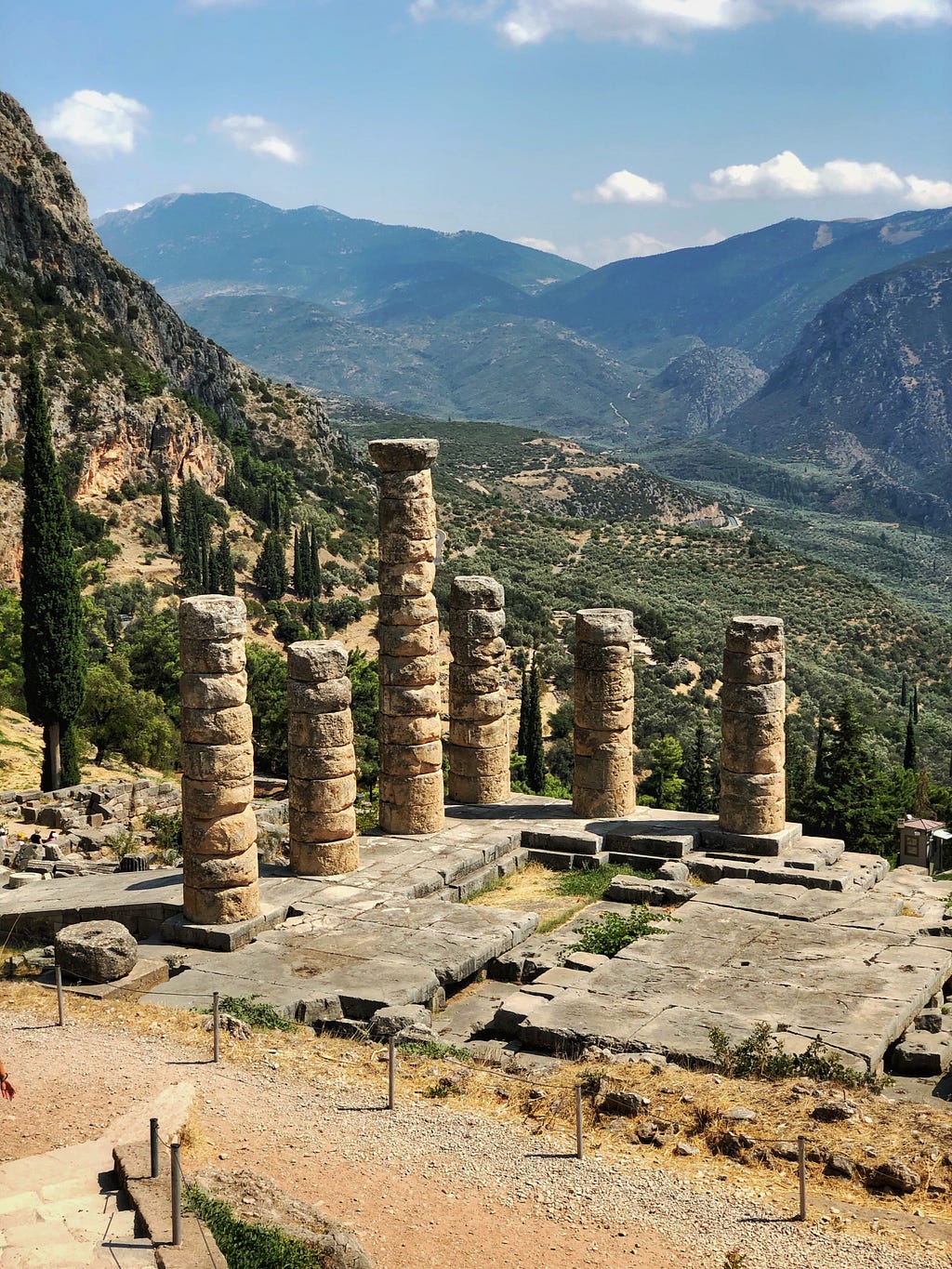 Photo of the Oracle of Delphi (Greece)