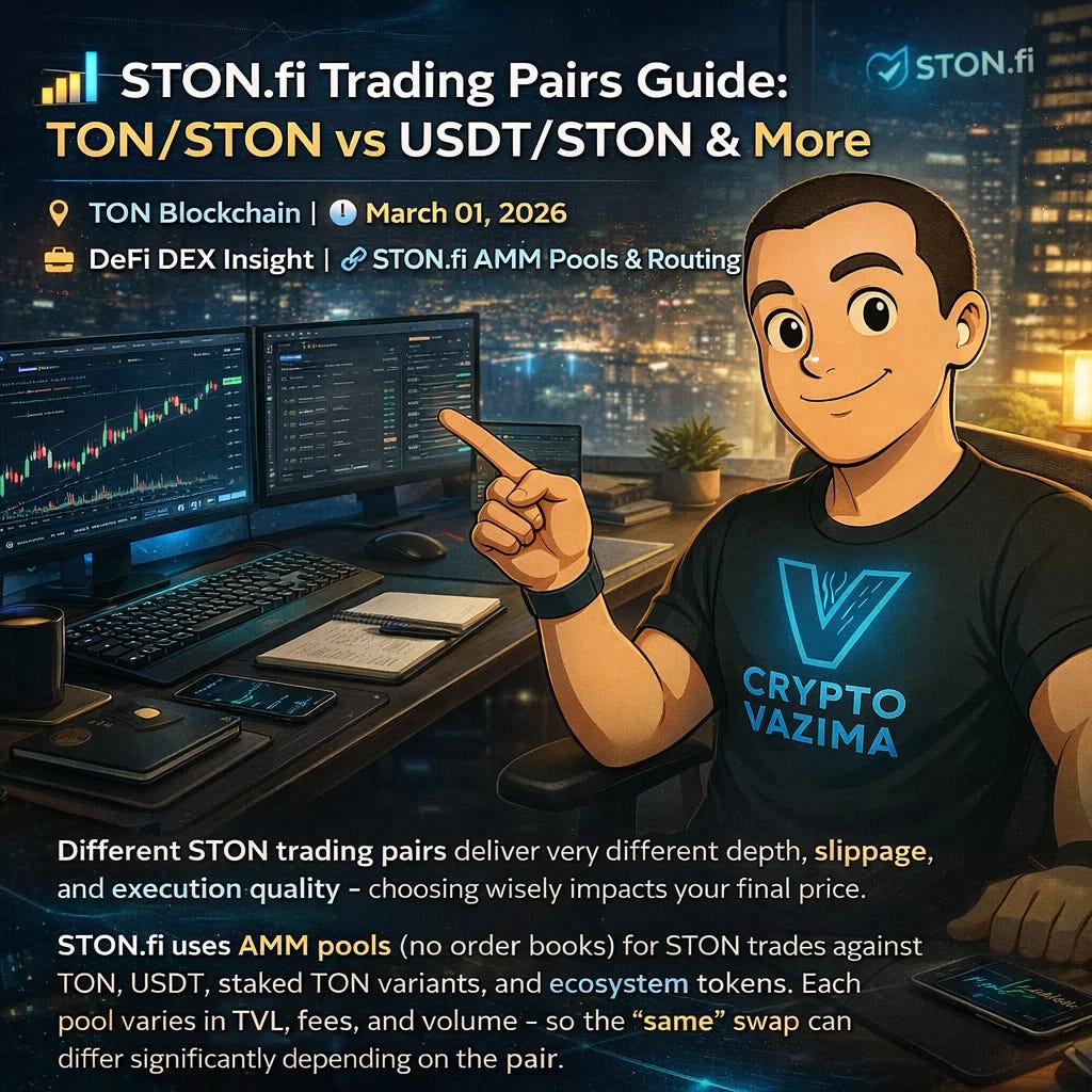 Understanding STON Trading Pairs on STON.fi: Liquidity, Routing, and Best Execution