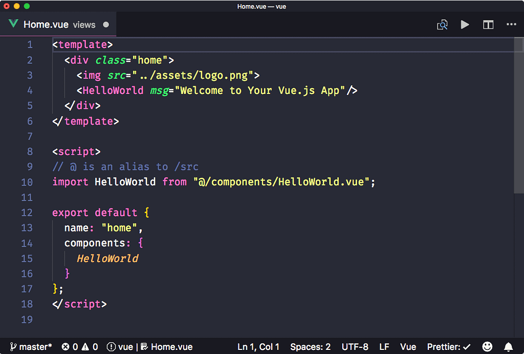 Vetur Extension VS Code