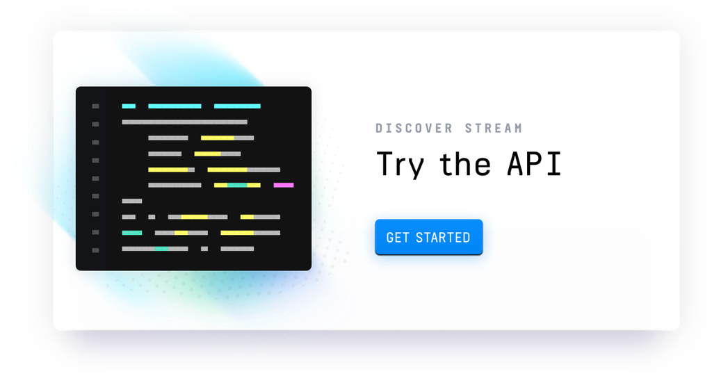 Try Stream's API