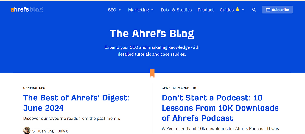 Ahrefs-blog