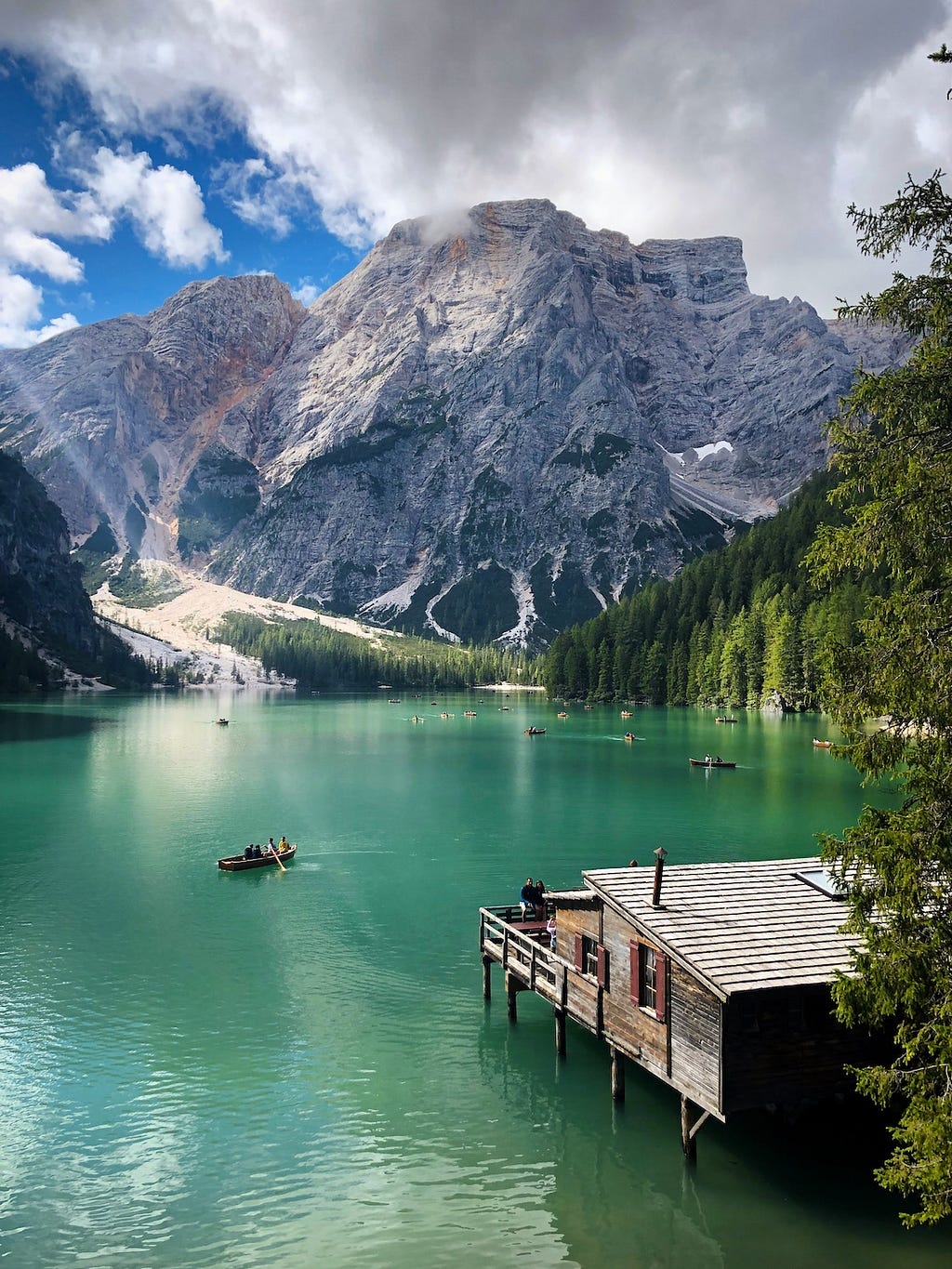 Beautiful scenery of the Dolomites