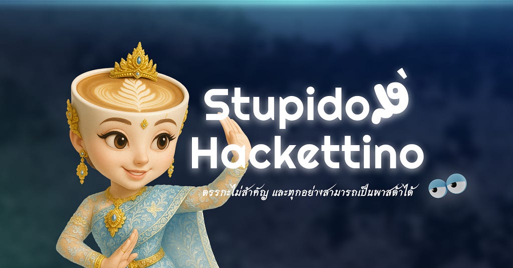 Stupid Hackathon 9 — ครั้นวรรณศิลป์ประจวบกับศาสตร์คณนา