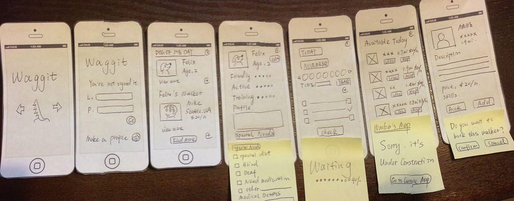 A paper interface prototype