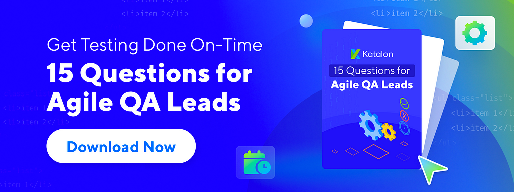 Download free ebook Agile QA Leads