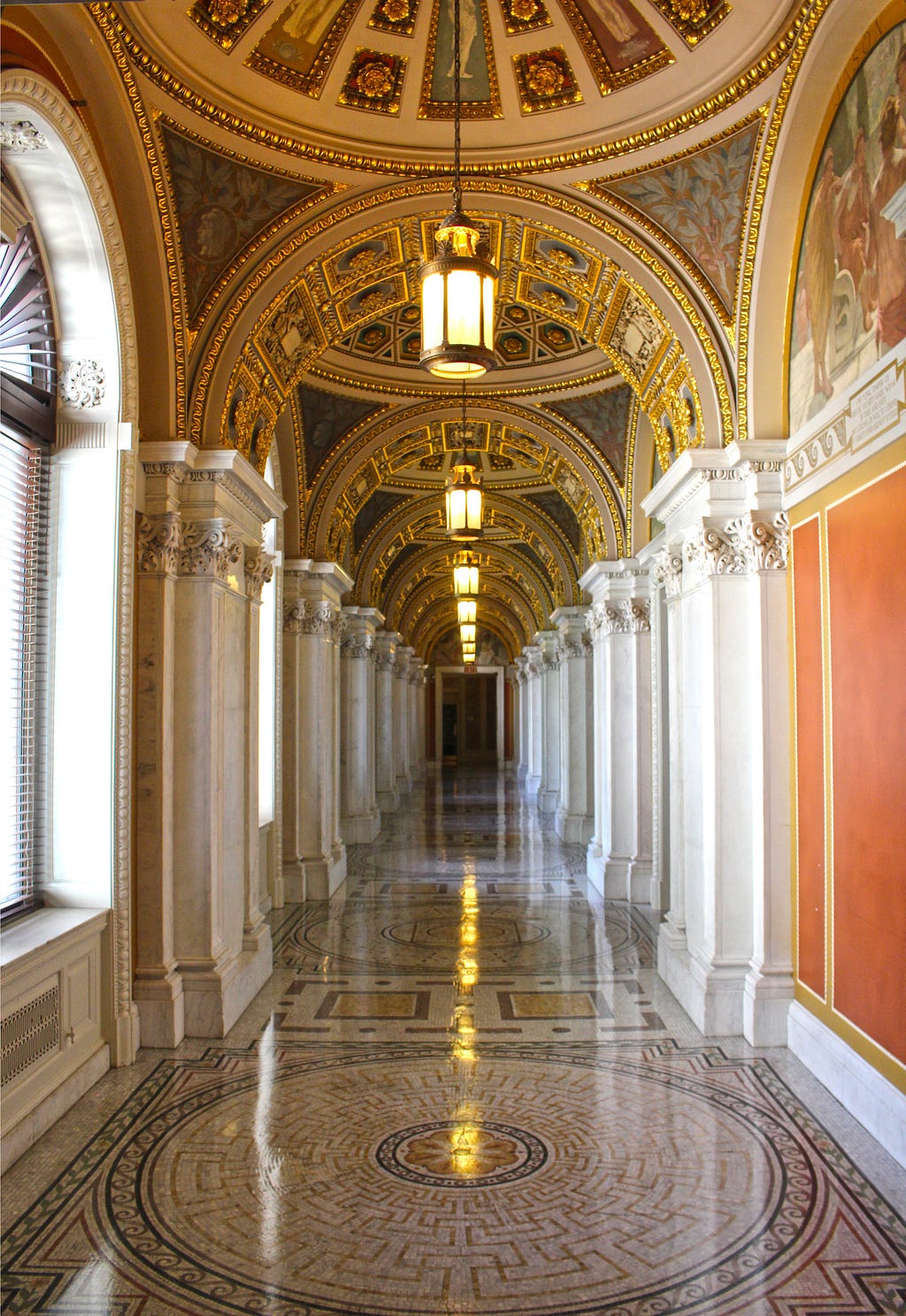 Grand Hallway of the Library of Congress