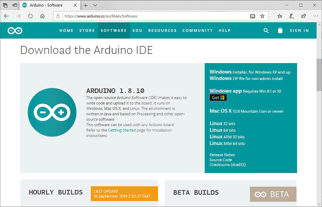 Download and install the specific board and libraries in the Arduino IDE.