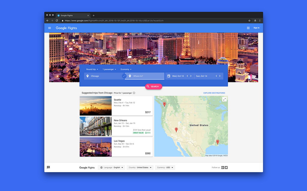Google Flights is a powerful search tool that can help you find great flight deals.