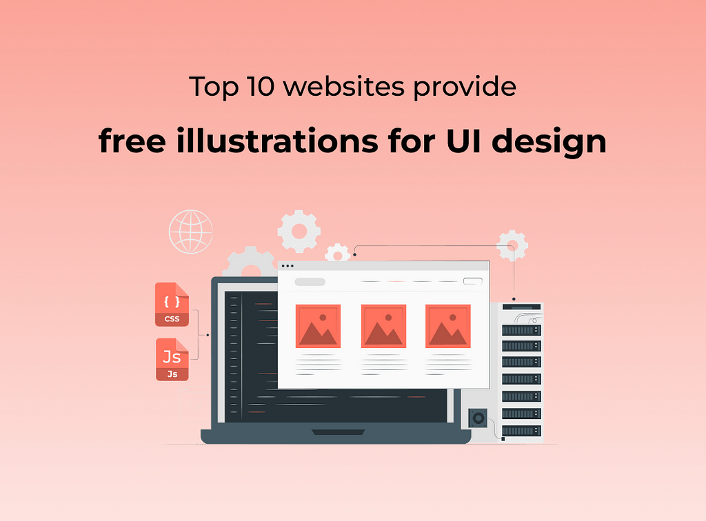 Top 10 websites provide free illustrations for UI design