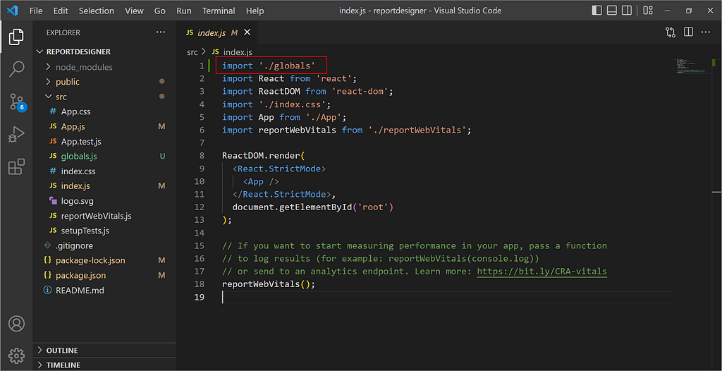 Reference the globals.js file