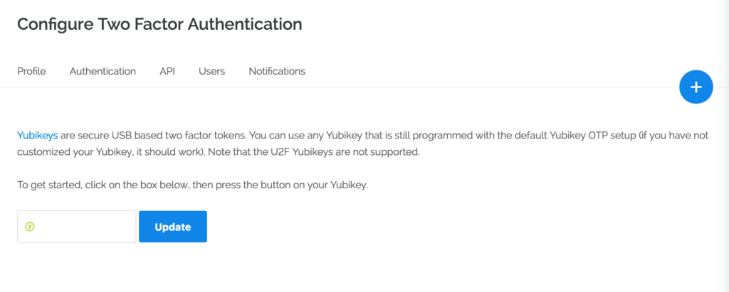 Vultr - Yubikey Access