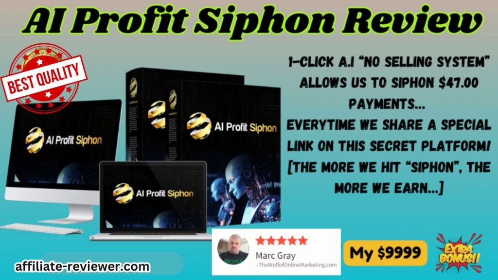 AI Profit Siphon Review: Creates Life Changing Amounts Of Money