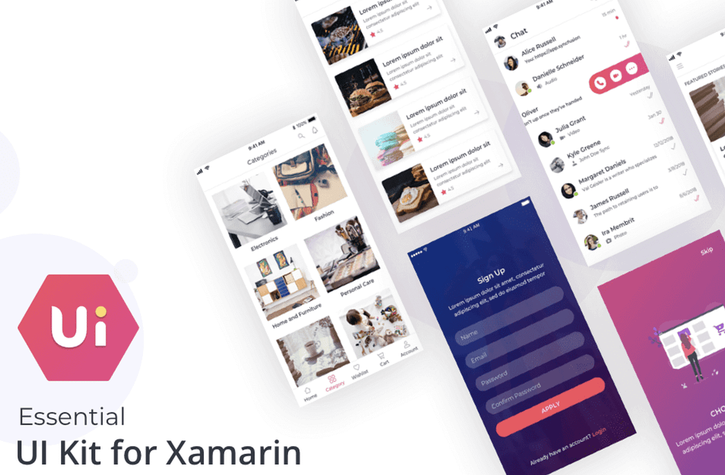 Essential UI kit for Xamarin