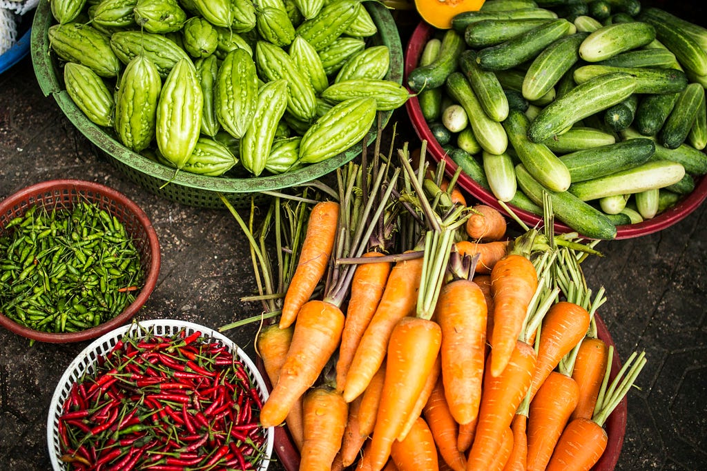 Vegetables in Nepal