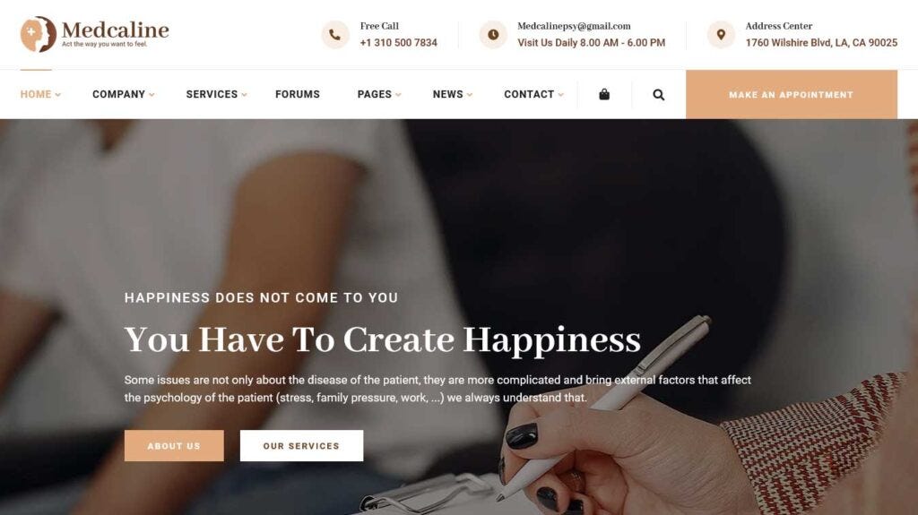 Psychology and Counseling WordPress Themes