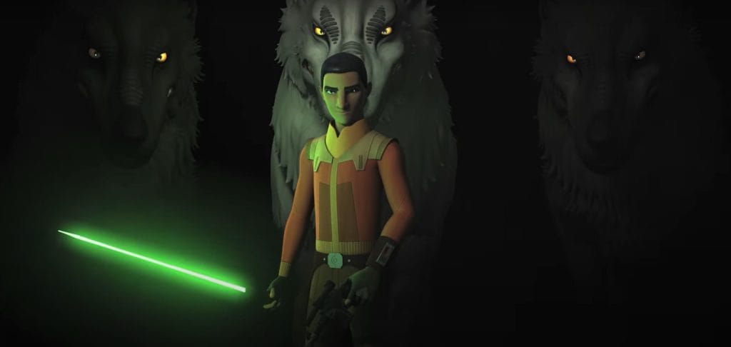 Protagonist Ezra Bridger from Star Wars Rebels (2014–18). Credit: YouTube/Star Wars