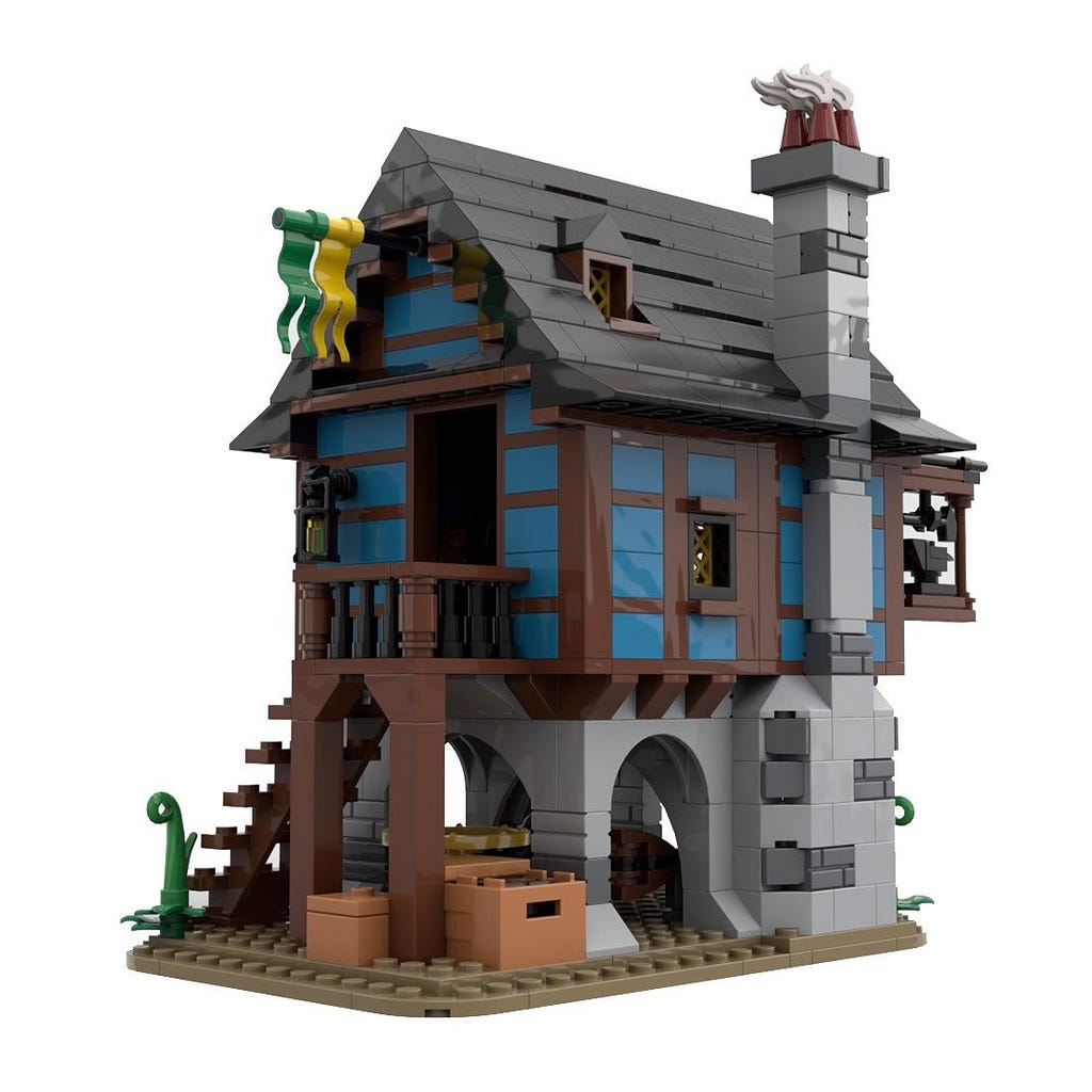 MOCBRICKLAND MOC-113518 Medieval Alley’s Blacksmith