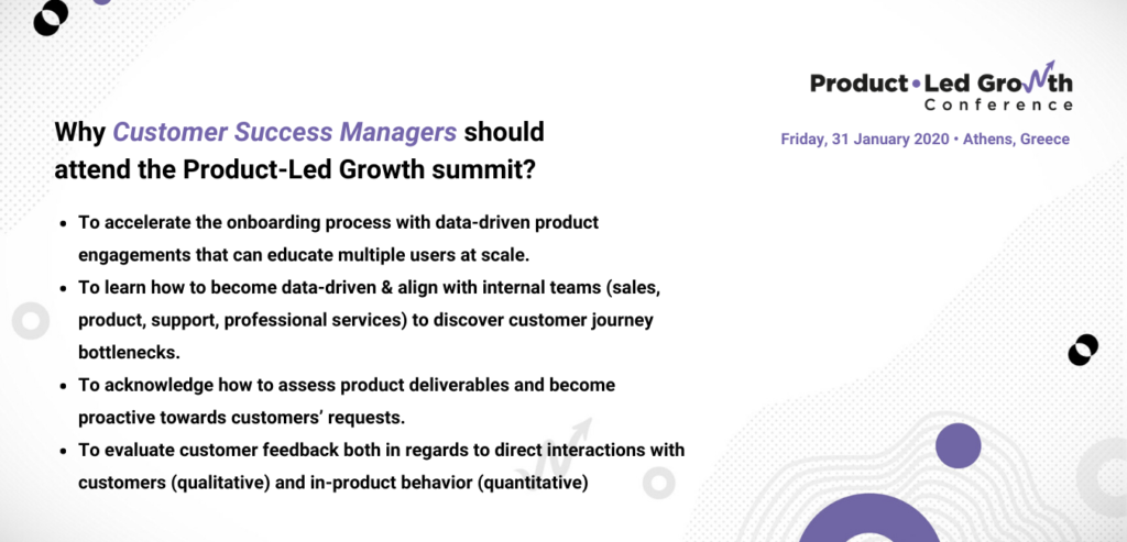 <img src=”product-led-growth-conference-customer-success.png “ alt=”Product-led growth in customer success”/>