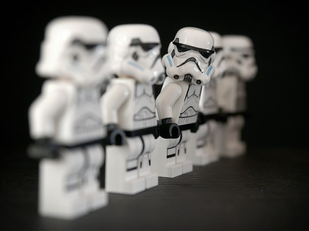 Picture of Lego stormtroopers