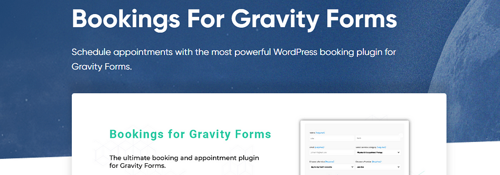 Booking for Gravity Forms