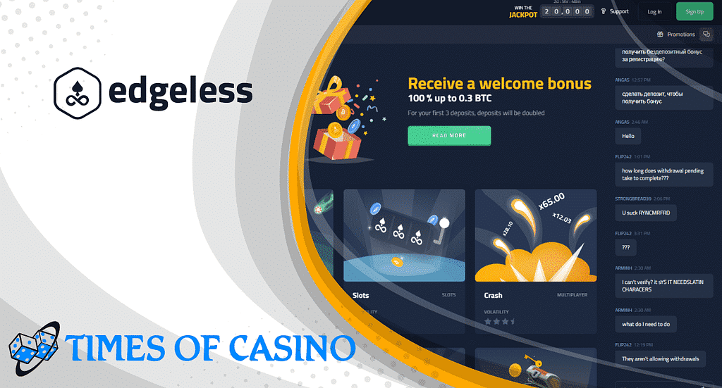 Edgeless casino reviews