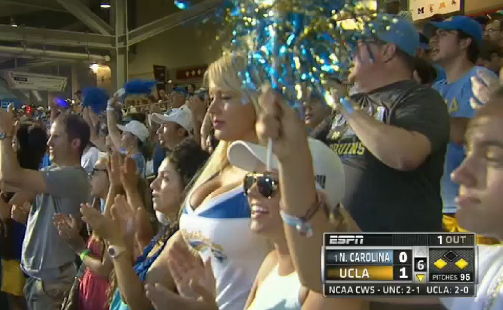 UCLA Boobs Baseball Fan