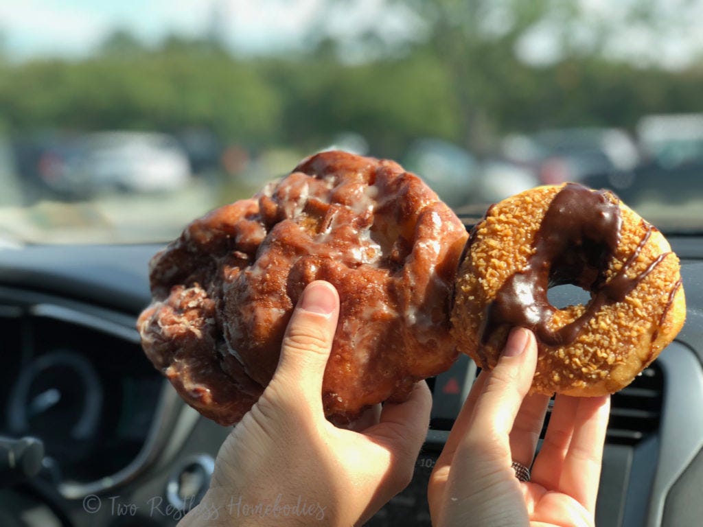 Two Restless Homebodies roadtripping with Sugar Shack Donuts