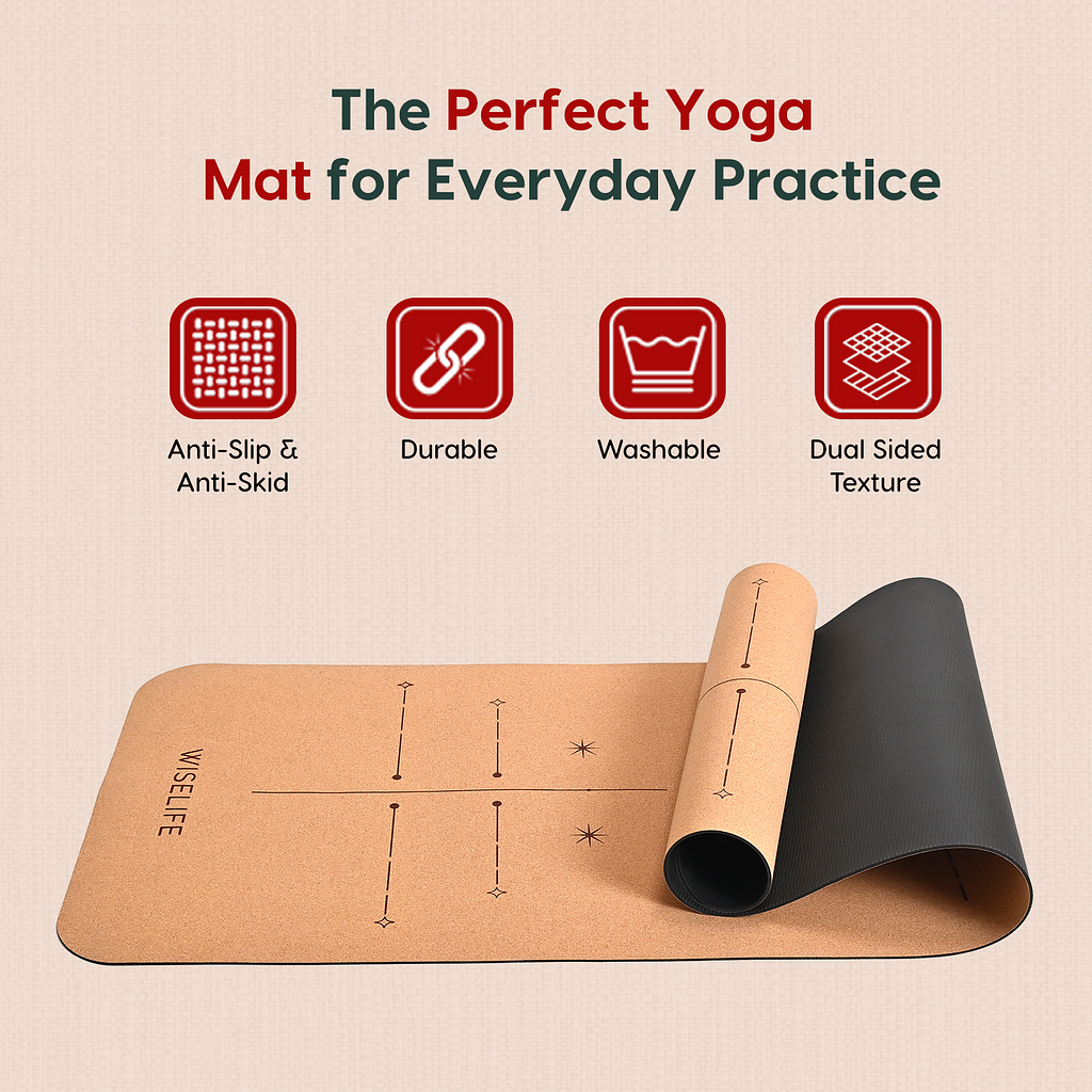 Premium Yoga Mat Image from Wiselife Website