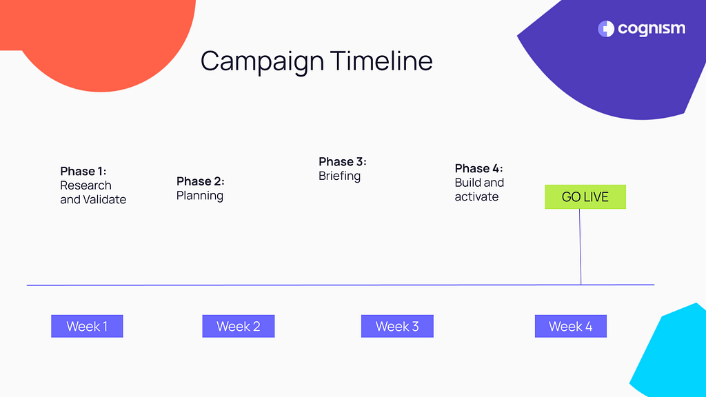 Marketing Campaign Timeline