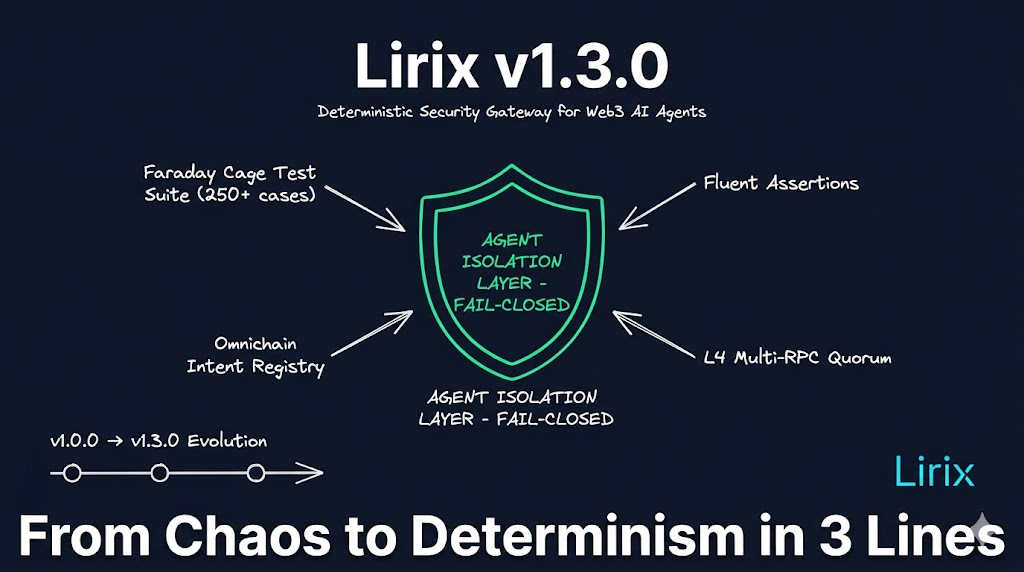 ️ Lirix v1.3.0: Deterministic Security for AI Agents in the Dark Forest