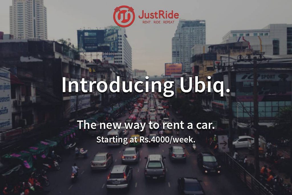 Ubiq-weekly self drive car rental