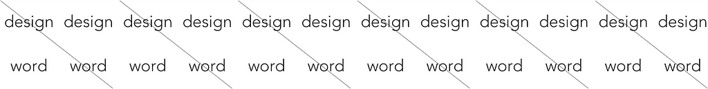 design — word