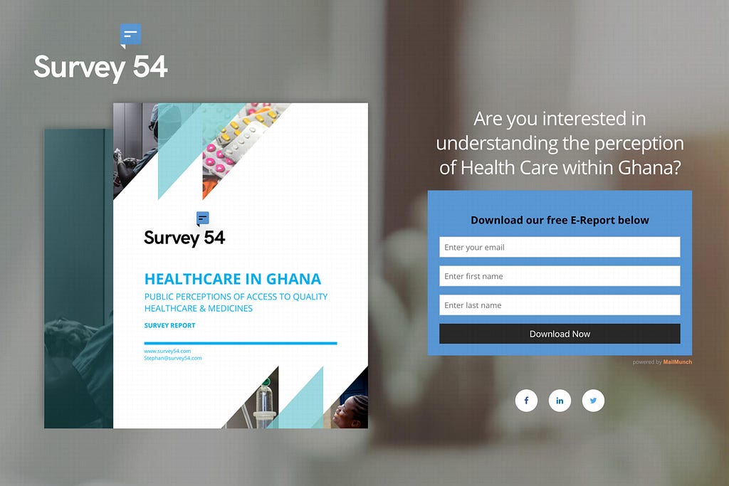 survey54 healthcare report ghana gharage