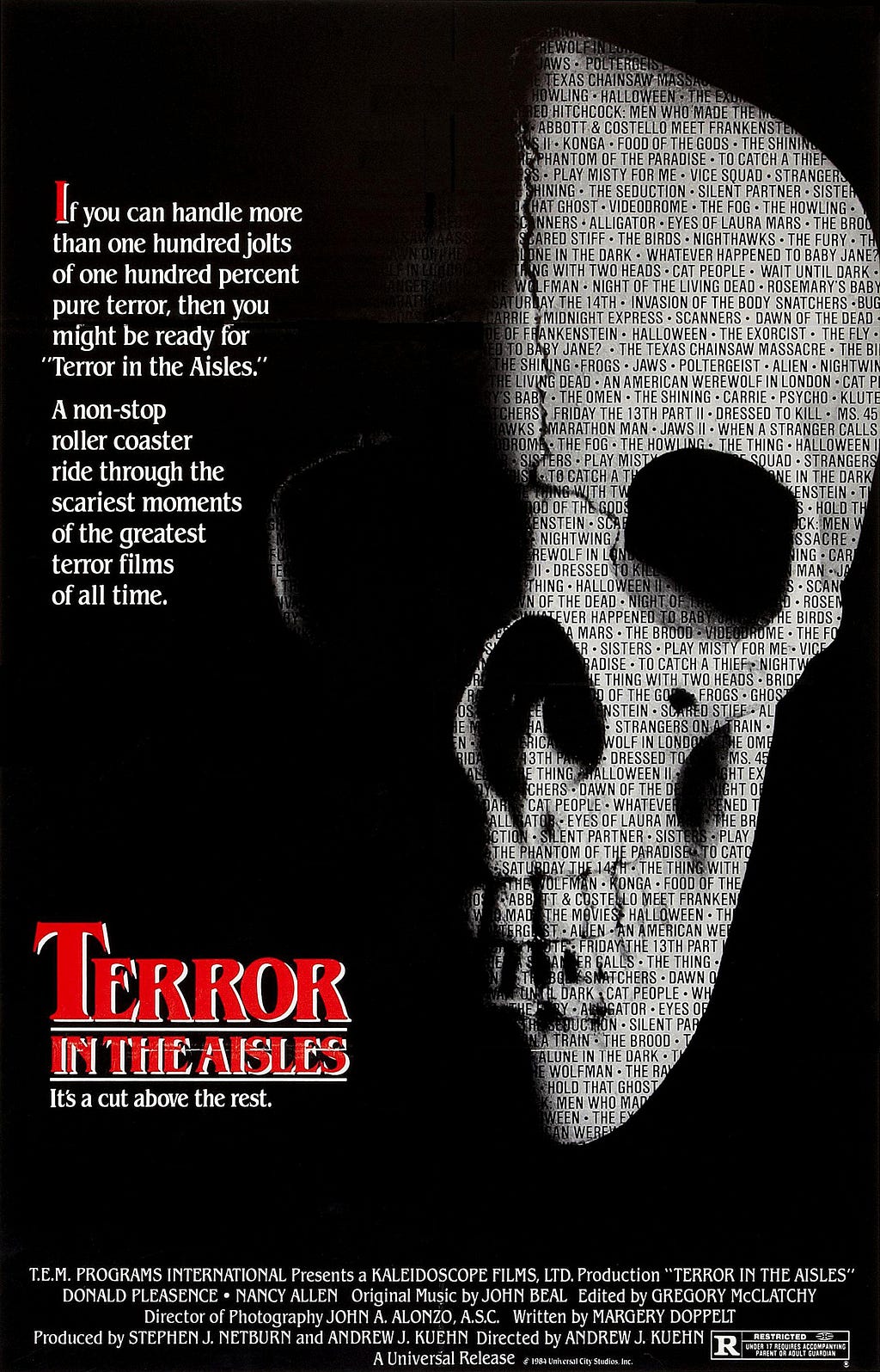 Terror in the Aisles (1984) | Poster