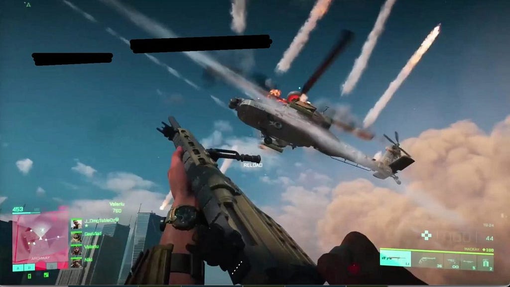 Leaked Battlefield 6 screenshot from June 2021.