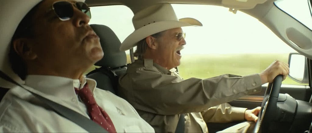 Gil Bermingham and Jeff Bridges in Hell or High Water