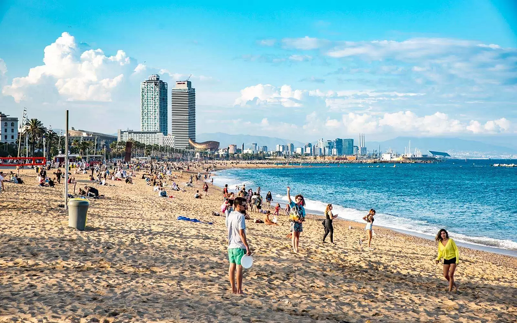 Barcelona beach