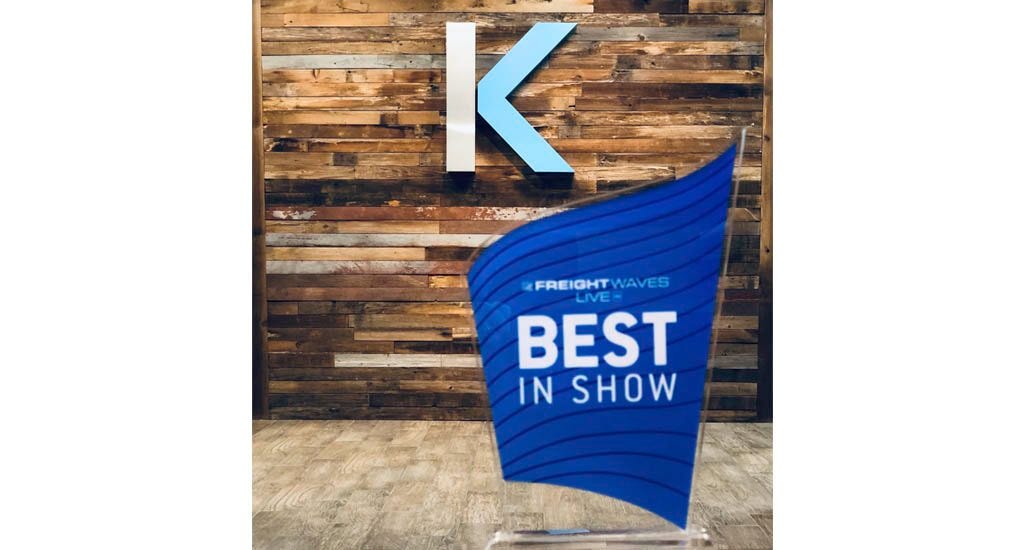 K-Ratio Best in Show award from Freight Waves Live