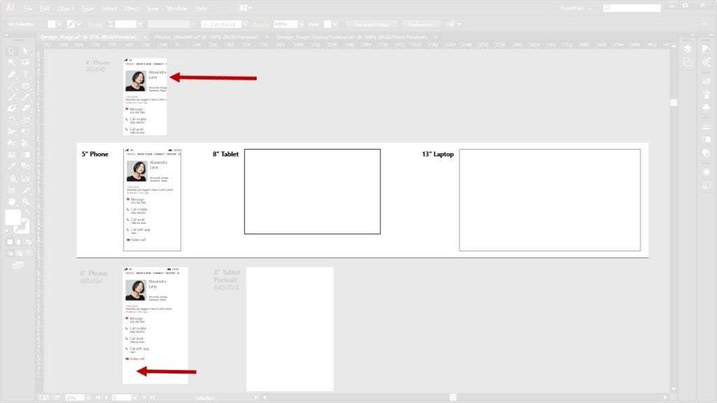 Universal App - desenhando layouts