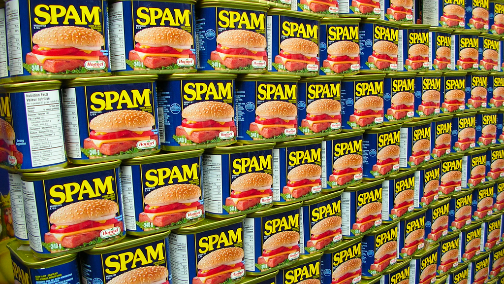 A lot of spam