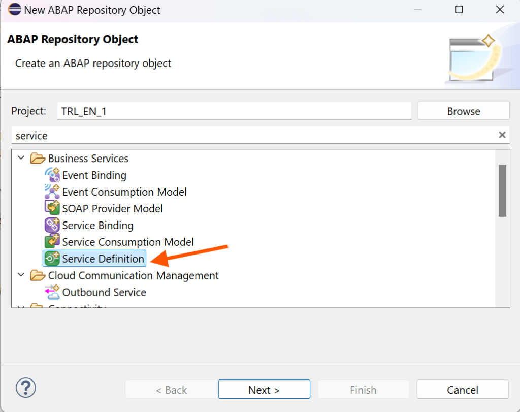 BTP: Blog 7: Create Odata Service and Fiori Elements application