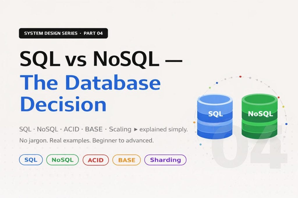 SQL vs NoSQL – The Database Decision That Can Make or Break Your System