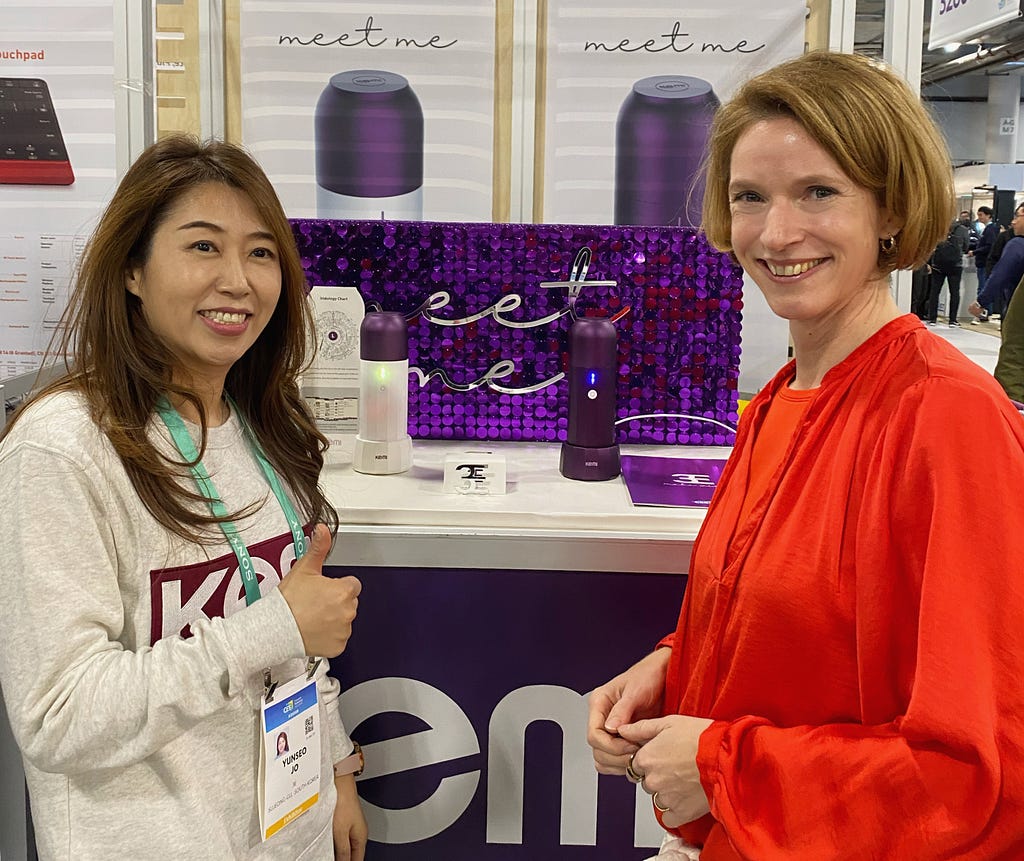 Ines with 3E Founder & Kemi's 'Meet Me' at CES 2020