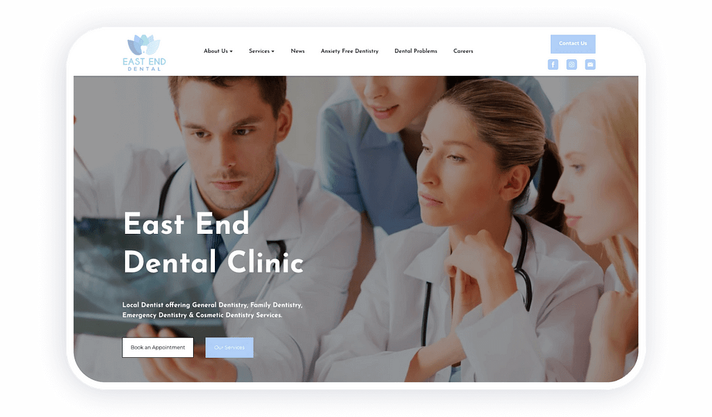 dental clinic websites