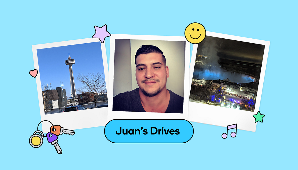 Wazer and Map Editor Juan took two road trips to Niagara Falls — one with his father, and one with his new fiancée.