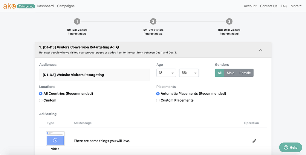 Ako Retargeting — Sequential Retargeting