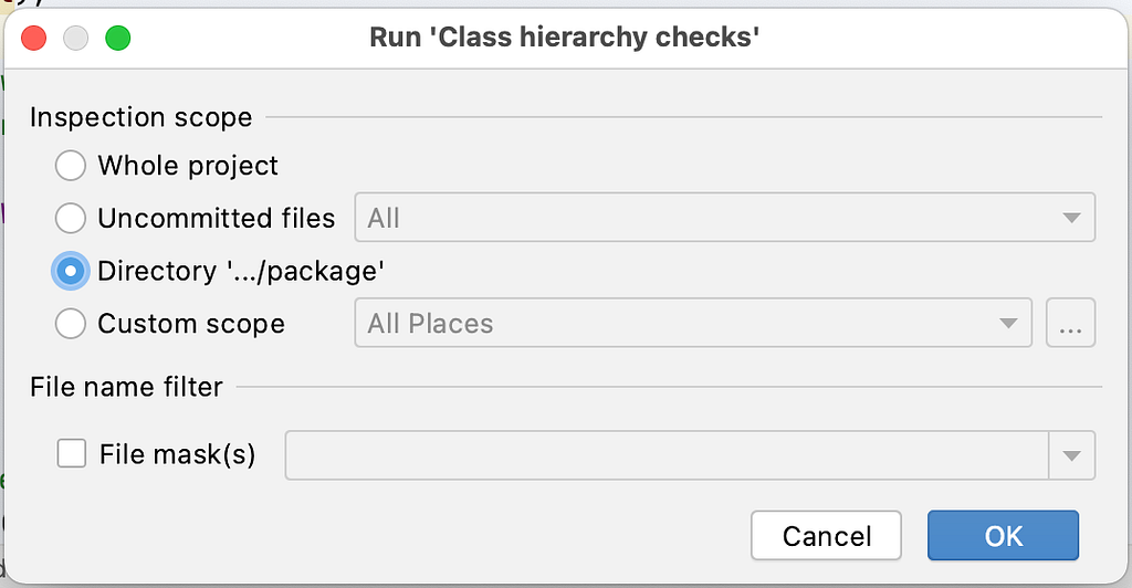 Check class hierarchy in PhpStorm